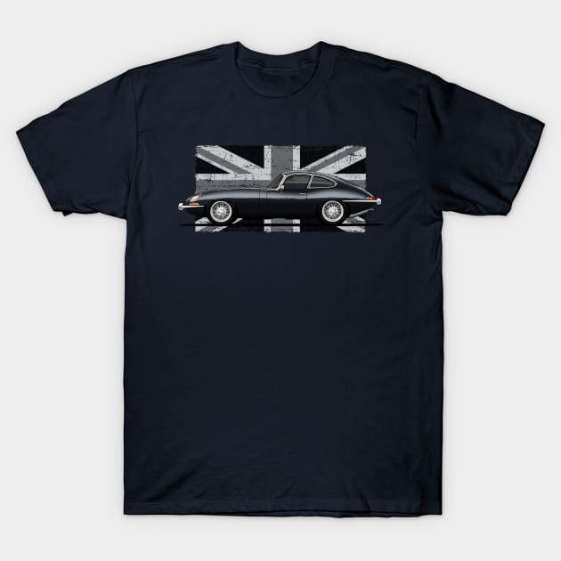 The iconic classic british car. The most beautiful car ever! T-Shirt by jaagdesign
